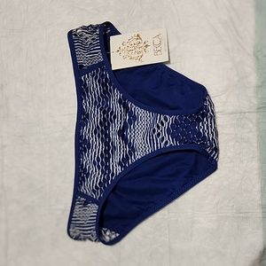 BECCA Hipster Fit Multi-colored Bikini Bottom/Size s